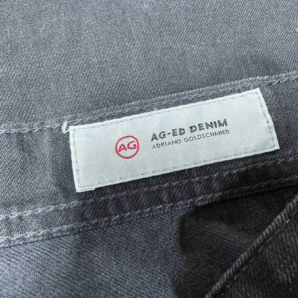 AG Adriano Goldschmied NWT The Apex Relaxed Tapered Men's Black Size 30 Jeans